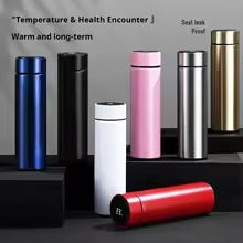 Bouteille Isotherme Intelligente de 500 ml pour le sport، كأس متساوي الحرارة للسيارة، Garde Le Froid et La Chaleur، Gobelet Thermique، flacon sous vide